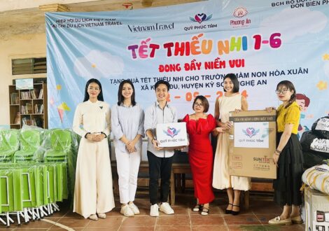 quỹ phúc tâm trao tặng tủ sách yêu thương