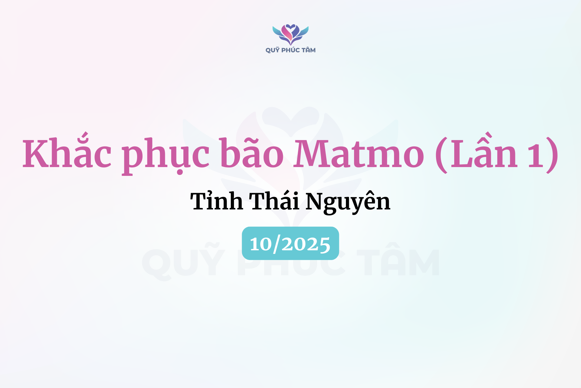 khắc phục hậu quả bão matmo